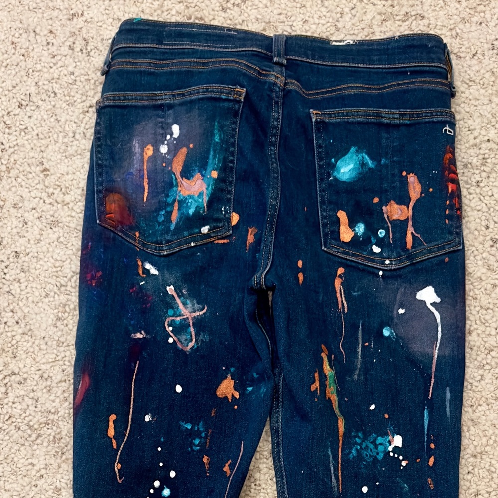 Rag and Bone- women's high waisted jeans.